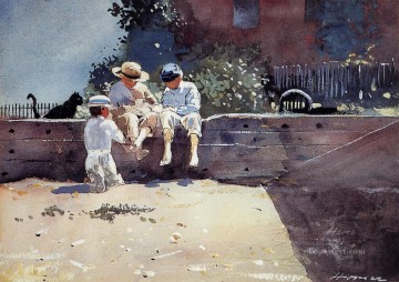  del - Winslow Homer, pintor del realismo de niños y gatitos